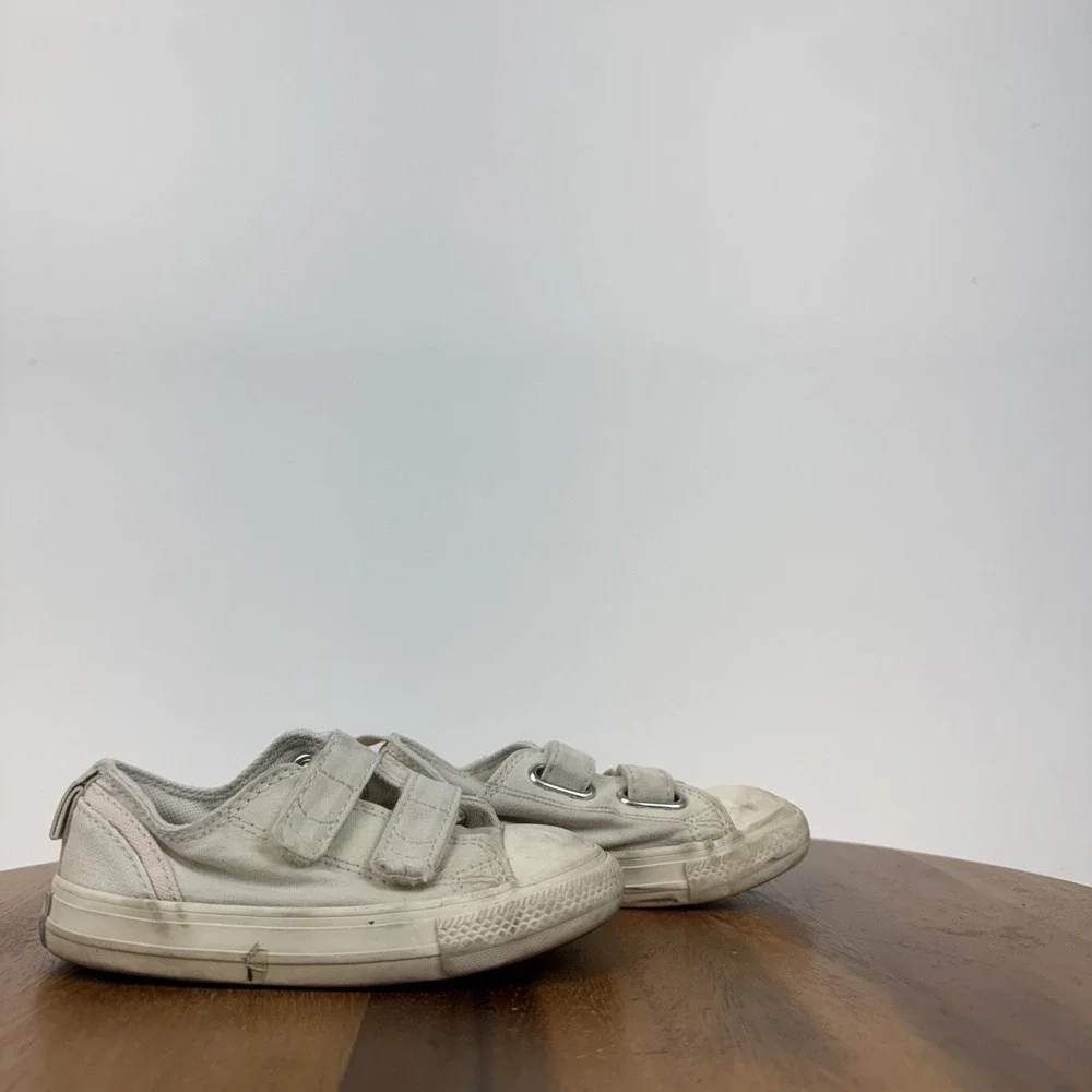 Little Kids Converse Chuck‎ Taylor All Star Easy On White Low Sneakers Size 7 C